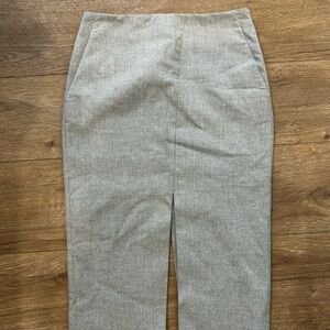 Babaton Light Gray Pencil Skirt